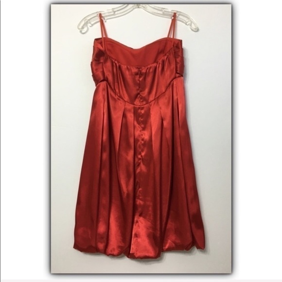 Jump Apparel by Wendye Chaitin strapless satin dress size 6 - Picture 2 of 4